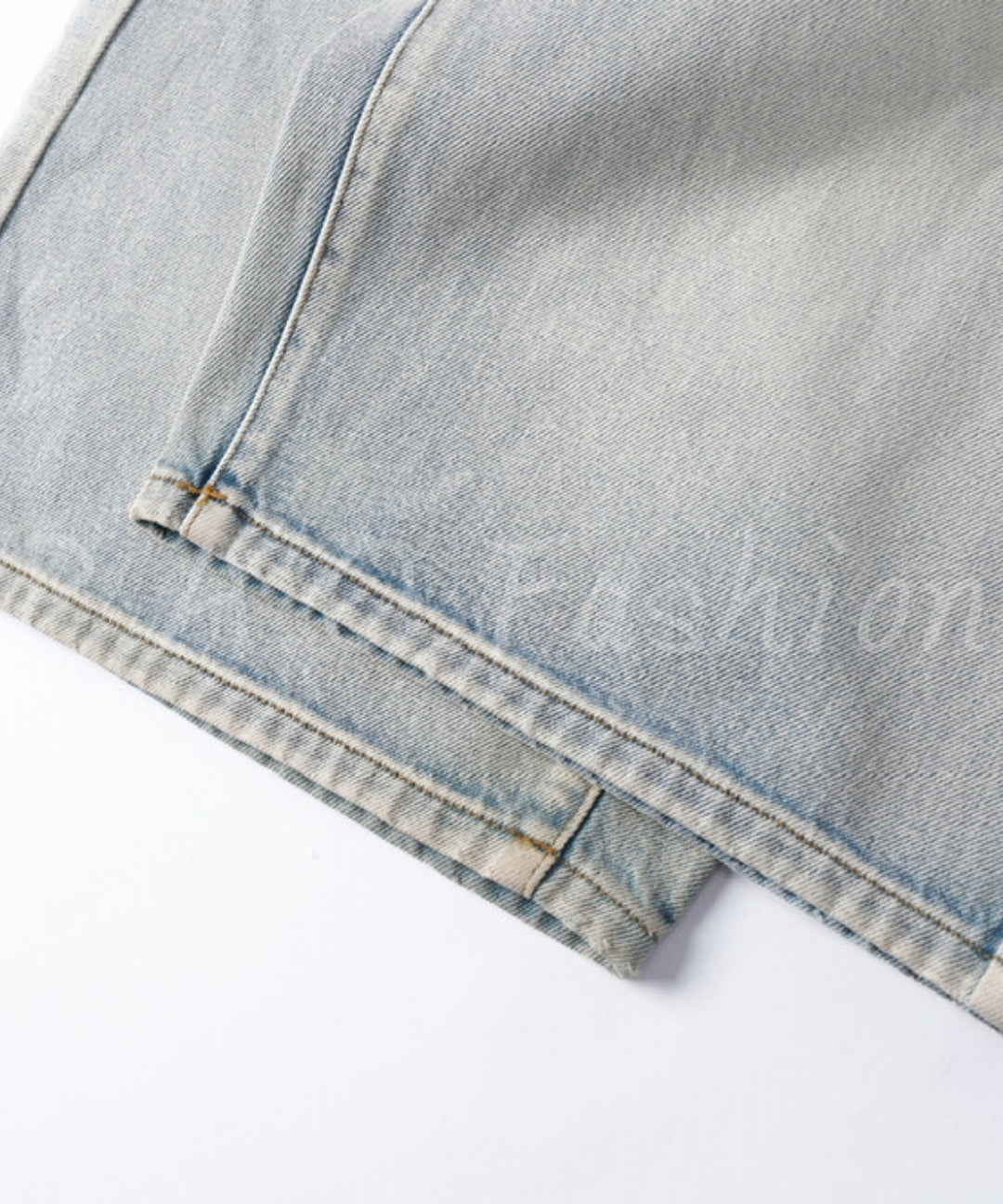 Vintage Washed Wide-Leg Denim Bermuda Shorts[Available Now]