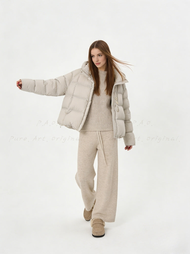 Casual Hooded Down Jacket