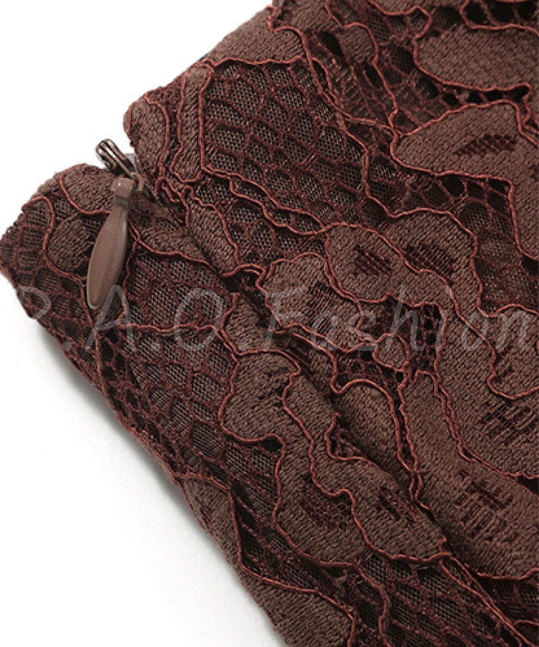 Lace Bodycon Midi Skirt