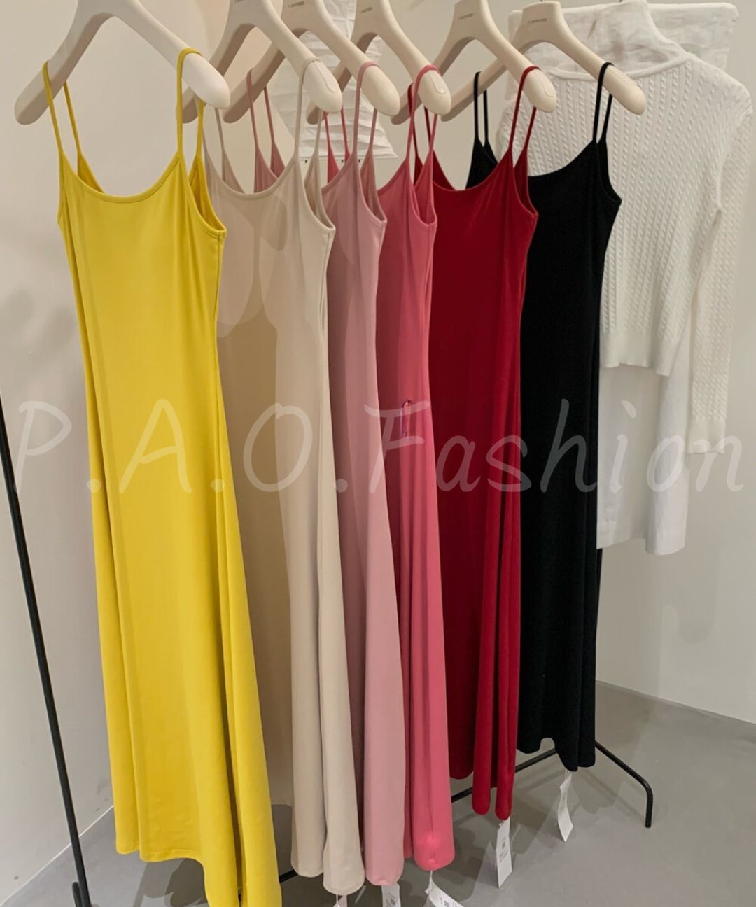 Essential Square Neck Cami Mermaid Maxi Dress