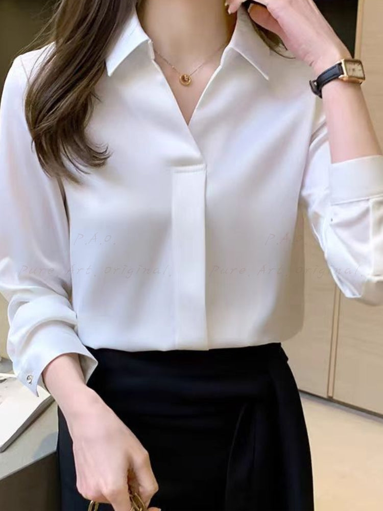 Minimalist Satin Shirt
