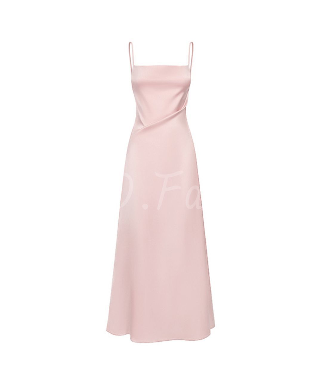 Satin Cowl Maxi Dress