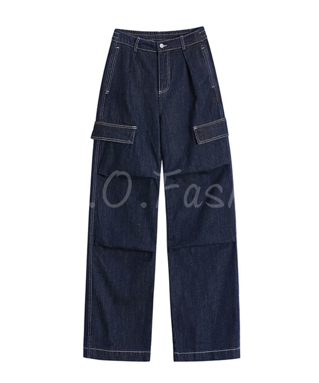 Utility Wide-Leg Jeans