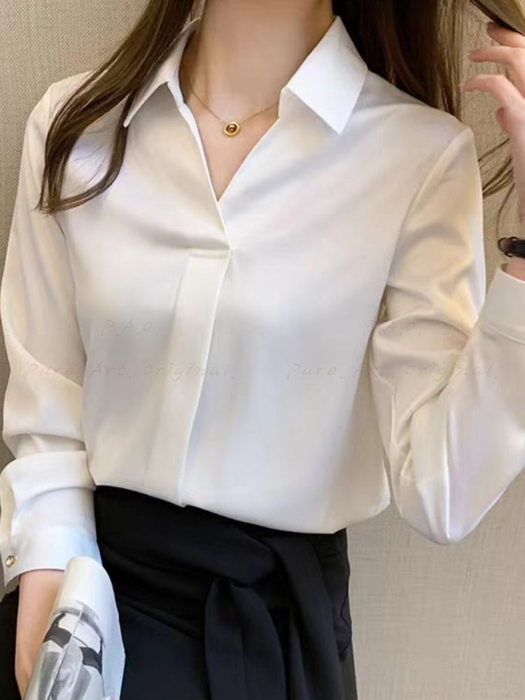 Minimalist Satin Shirt