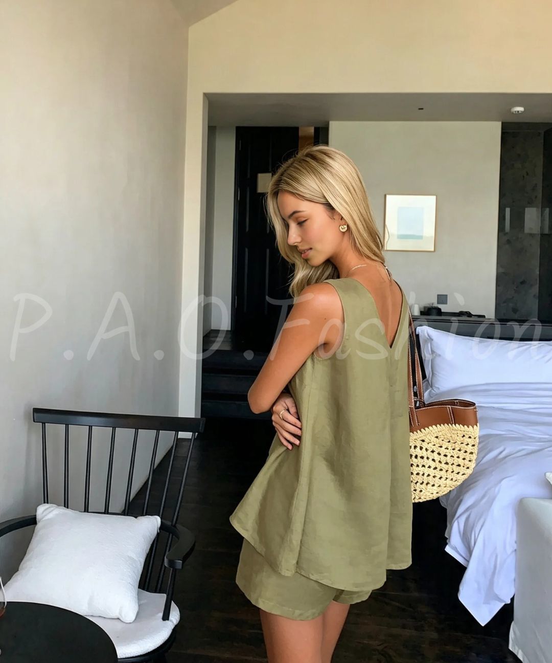 Old Money Textured Vest & Tailored Shorts Set