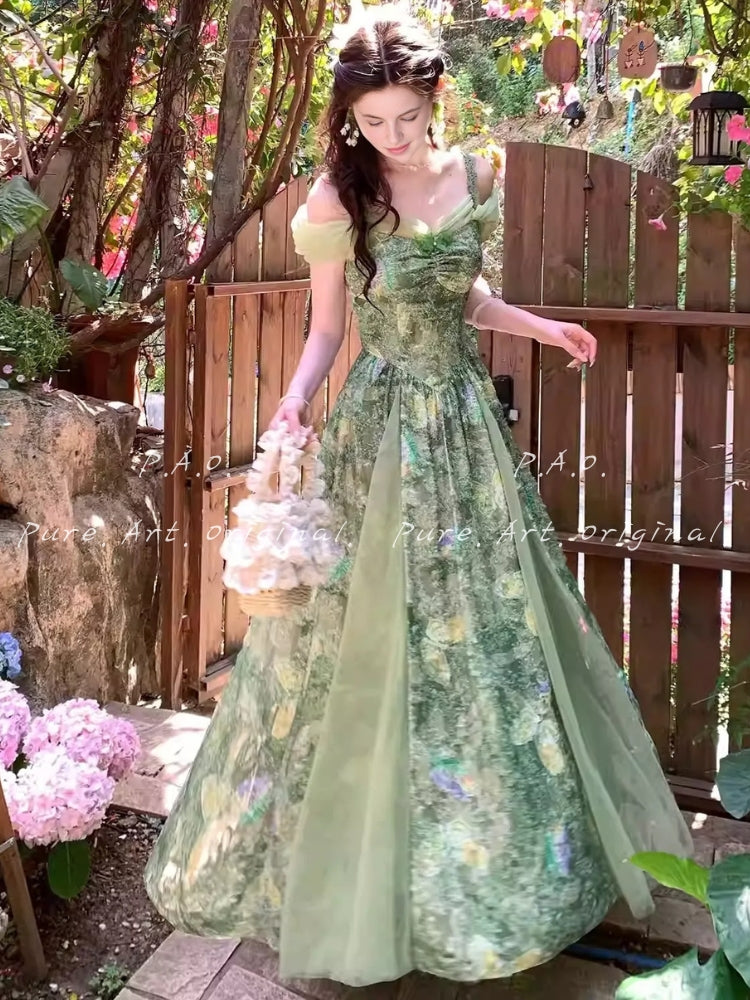 ELYSIA COWL NECK TIERED MAXI DRESS