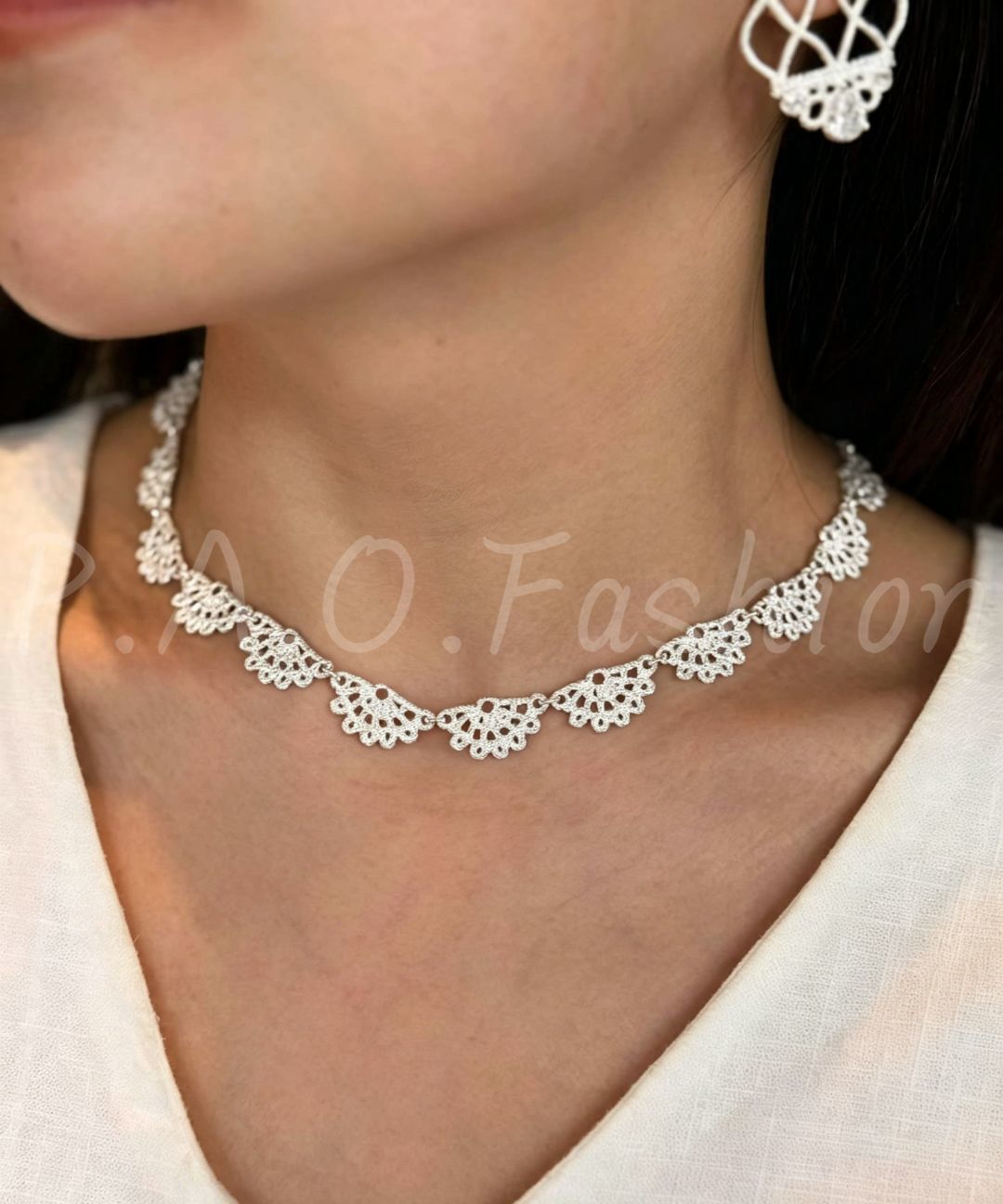 Lace Filigree Jewelry Set