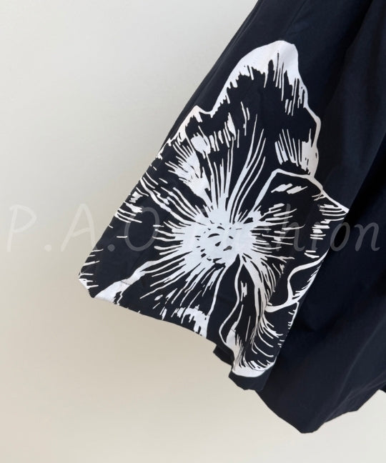 Floral Print Shirt & Midi Skirt Set[Available Now]