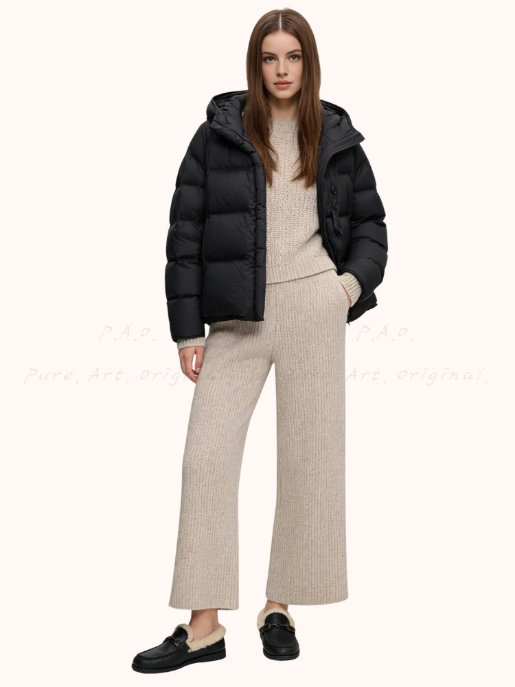 Casual Hooded Down Jacket