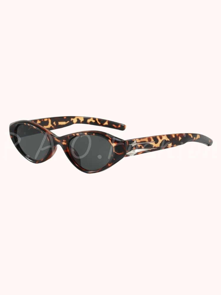 Y2K Star Accent Cat-Eye Sunglasses