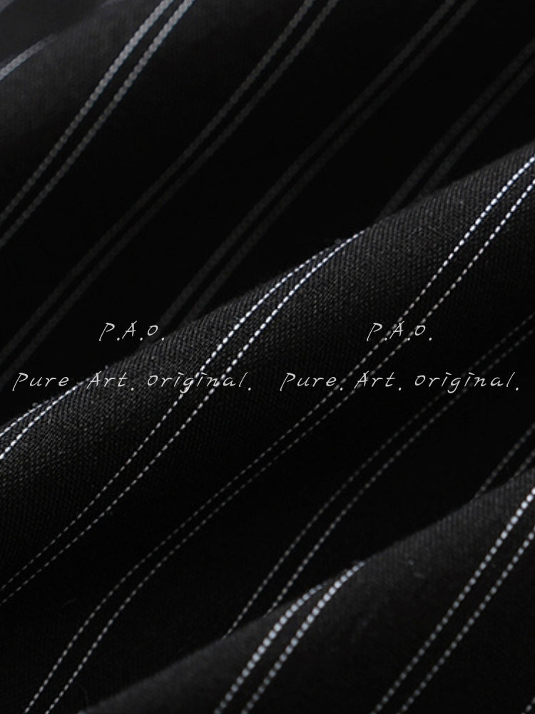 OBSIDIAN STRIPE DRESS