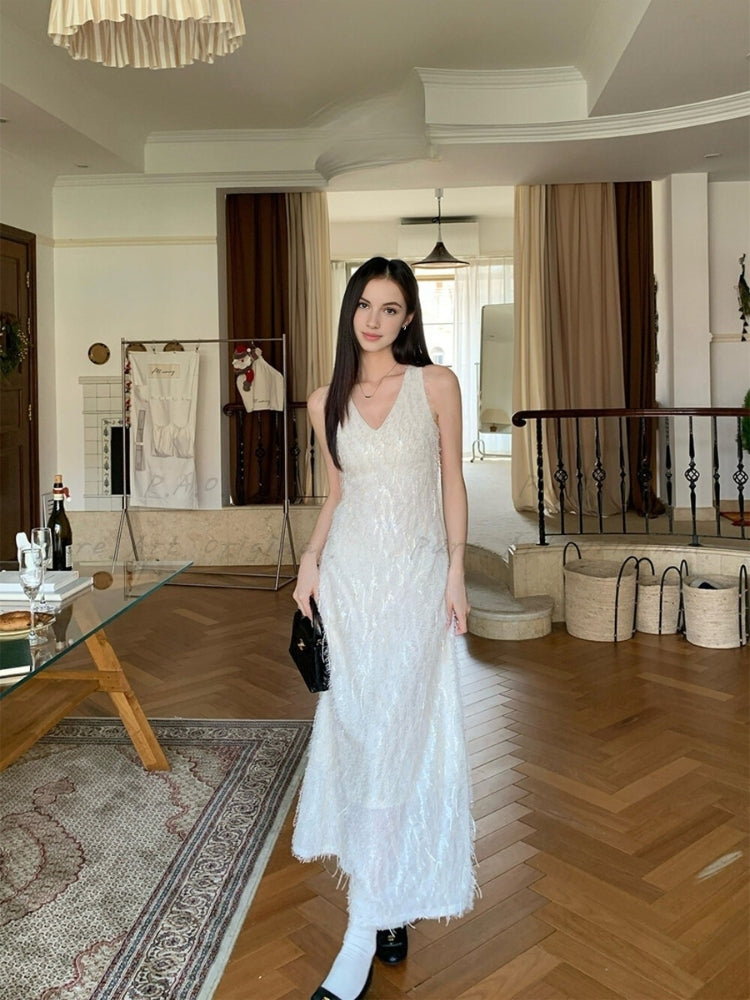 Festive Gleam Maxi Dress