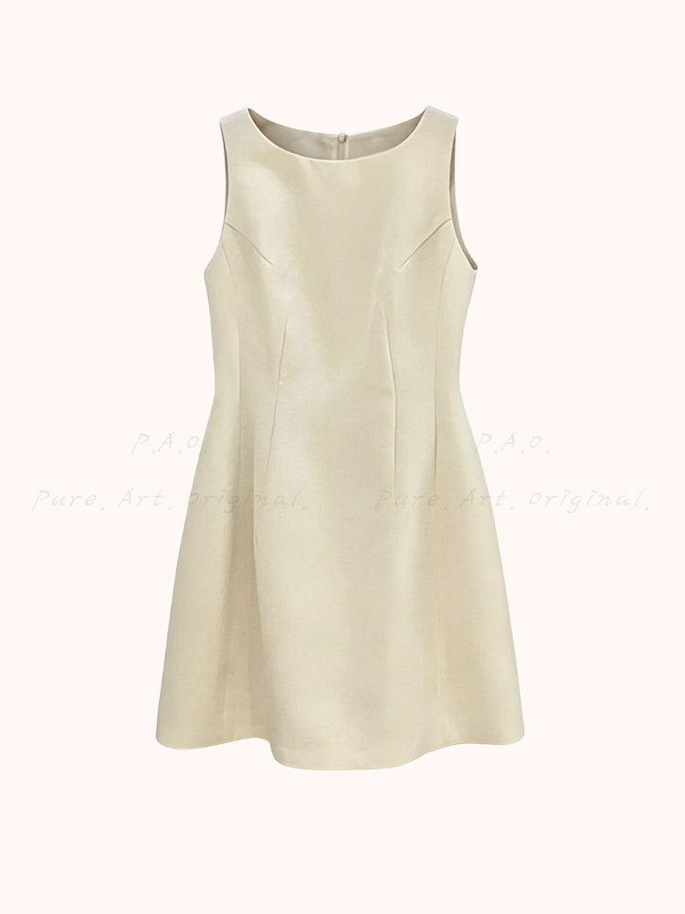 Paris Muse – Sleeveless A-Line Dress