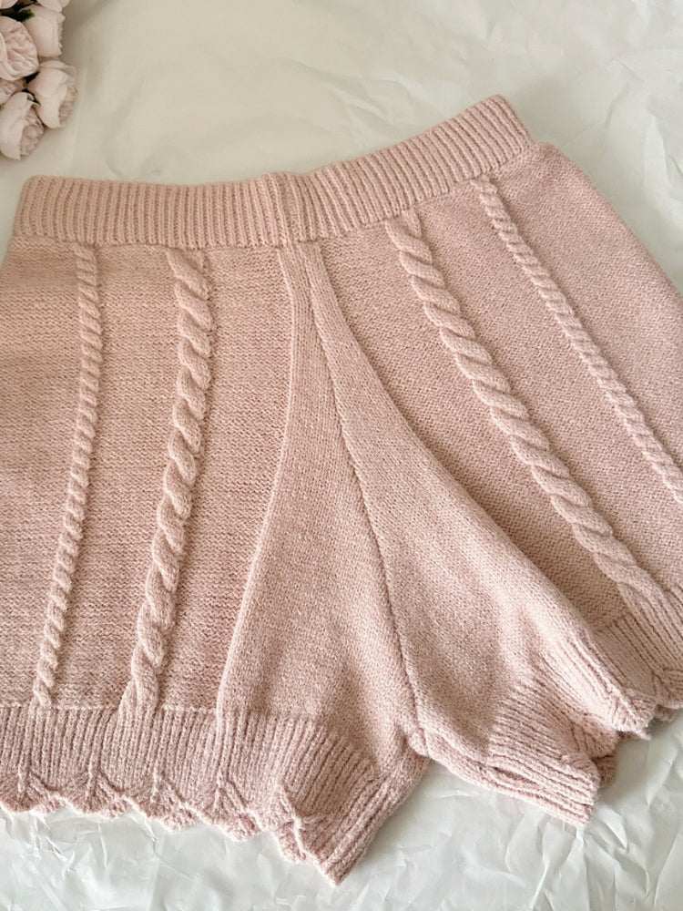 Sweet Blossom – Bow Knit Set